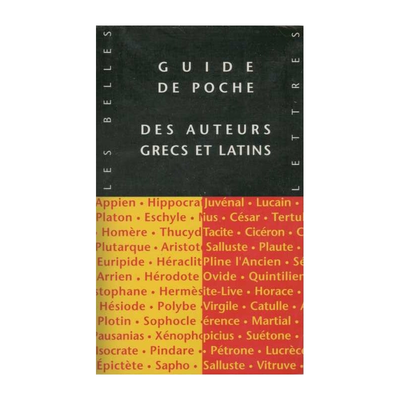 Guide de poche des auteurs grecs et latins