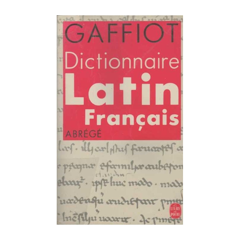 Dictionnaire latin-français abrégé