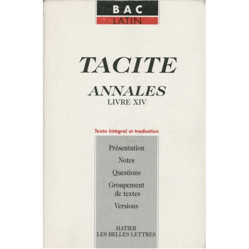 Tacite, Annales XIV. Texte intégral et traduction