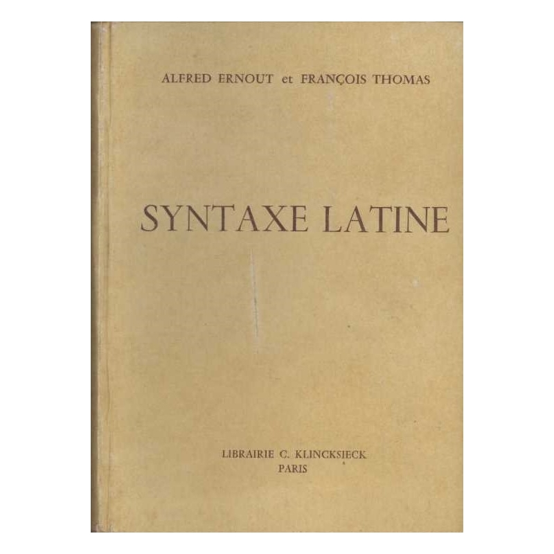 Syntaxe latine