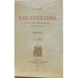 Les Ennéades : traduction philosophique d'après le texte grec par l'Abbé Alta, tome I