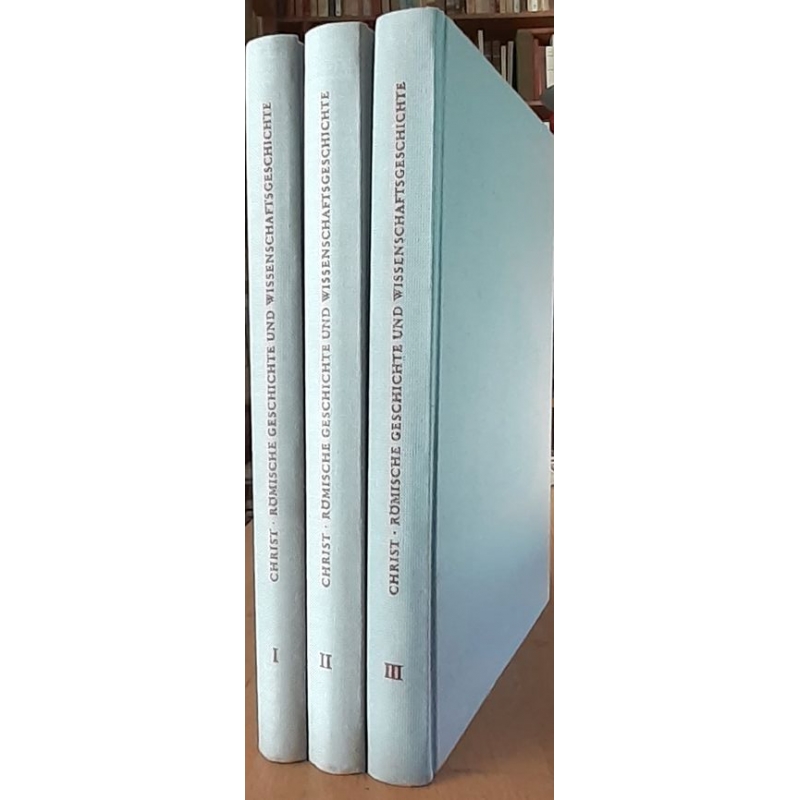 Römische Geschichte und Wissenschaftsgeschichte. 3 Bd. Couvertures