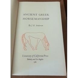Ancient Greek Horsemanship. PAge de titre