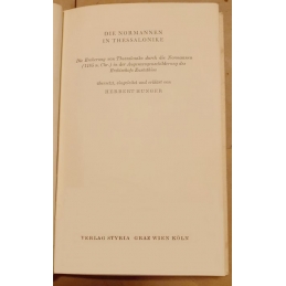 Die Normannen in Thessalonike. Page de titre