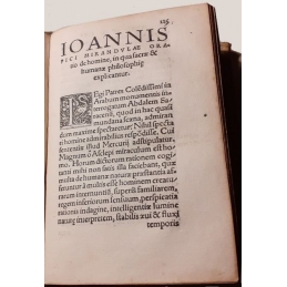 Basilii magni de instituenda studiorum ratione, gr. lat., cum annotât. Justini Gobleri. Jean de la Mirandole.