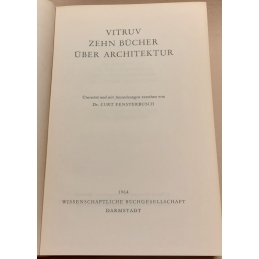 Zehn Bücher über Architektur. Page de titre