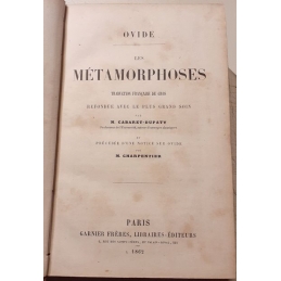 Les Métamorphoses (livres I-XV). Page de titre.