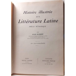 Histoire illustrée de la littérature latine. Précis méthodique. Page de titre.