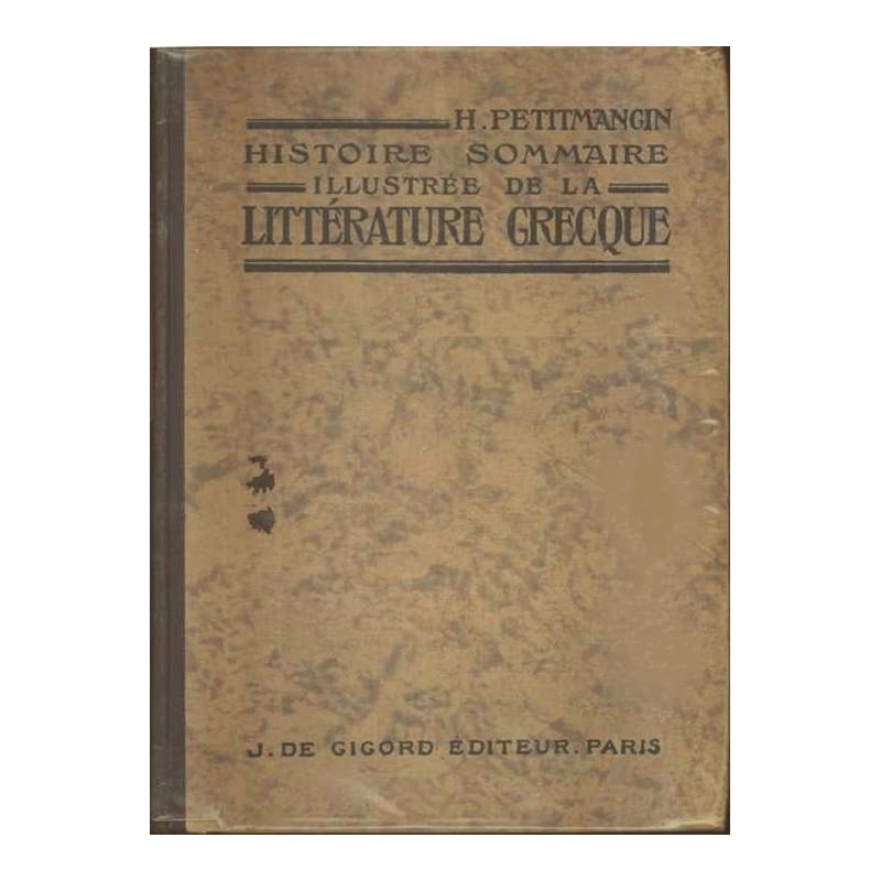 Histoire sommaire illustrée de la littérature grecque