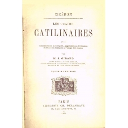 Les quatre Catilinaires. Page de titre