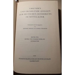 Diplomata et Chronica historiam locationis Teutonicorum illustrantia. Page de titre Band XXVI a