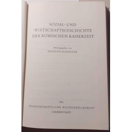 Sozial- und Wirtschaftsgeschichte der Römischen Kaiserzeit. Page de titre