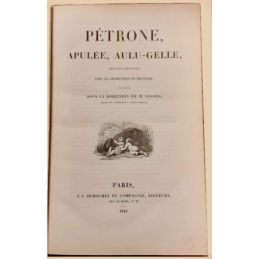 Pétrone. Apulée. Aulu-Gelle : Œuvres complètes. Page de titre