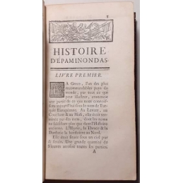 Histoire d'Epaminondas, pour servir aux hommes illustres de Plutarque. Page intérieure