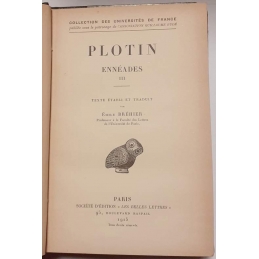 Ennéades - tome III. Page de titre