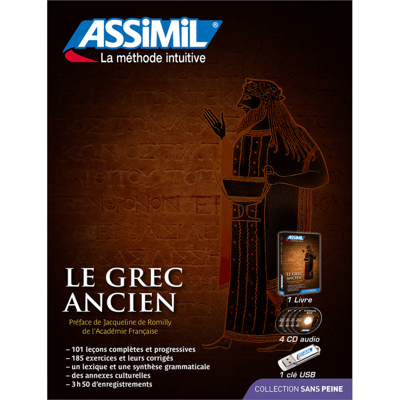 Le grec ancien sans peine. Pack CD. Livre + CD audio