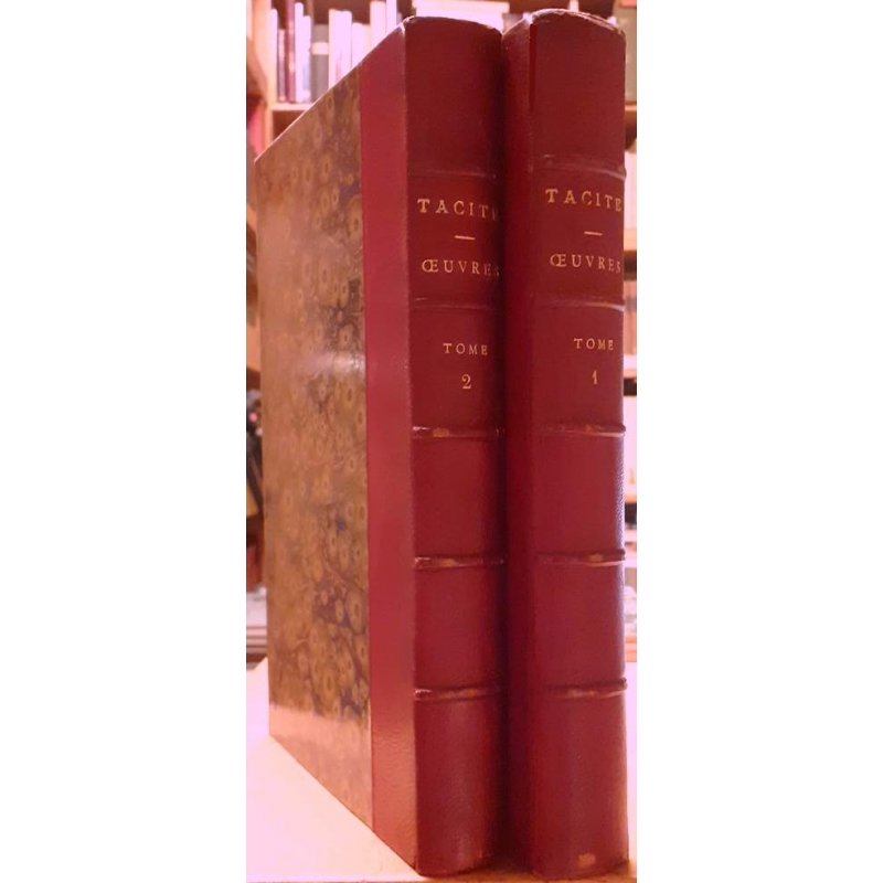 Cornelii Tacitii Opera. Œuvres de Tacite : tomes 1 & 2. Couvertures