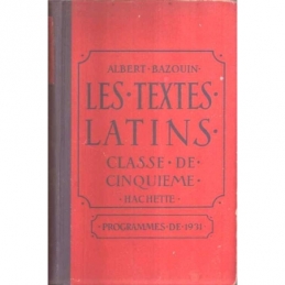 Les textes latins. Classe de 5e