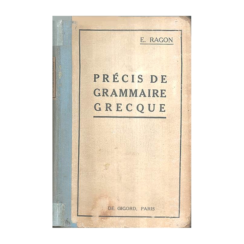 Précis de grammaire grecque