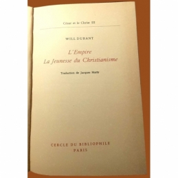 César et le Christ. Page de titre tome III