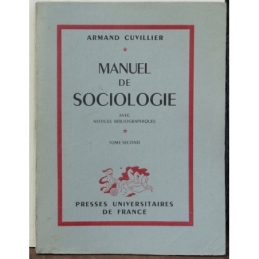 Manuel de sociologie. Tome II