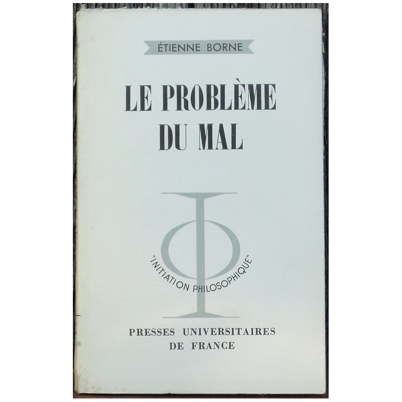 Le problème du mal