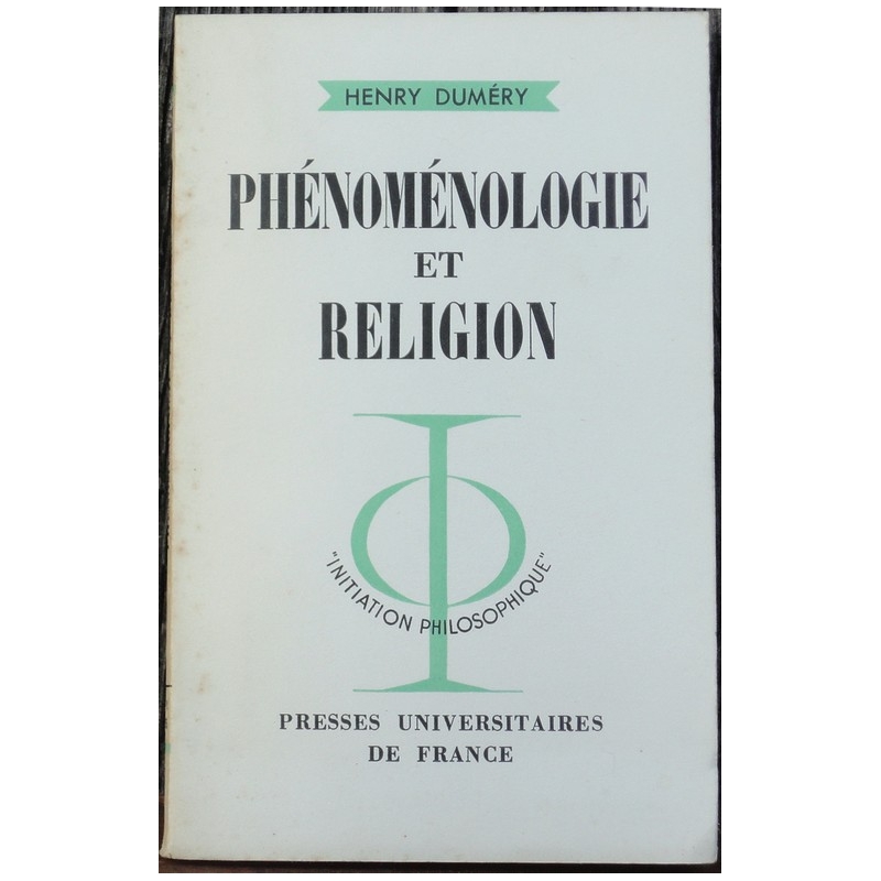 Phénomélogie et religion