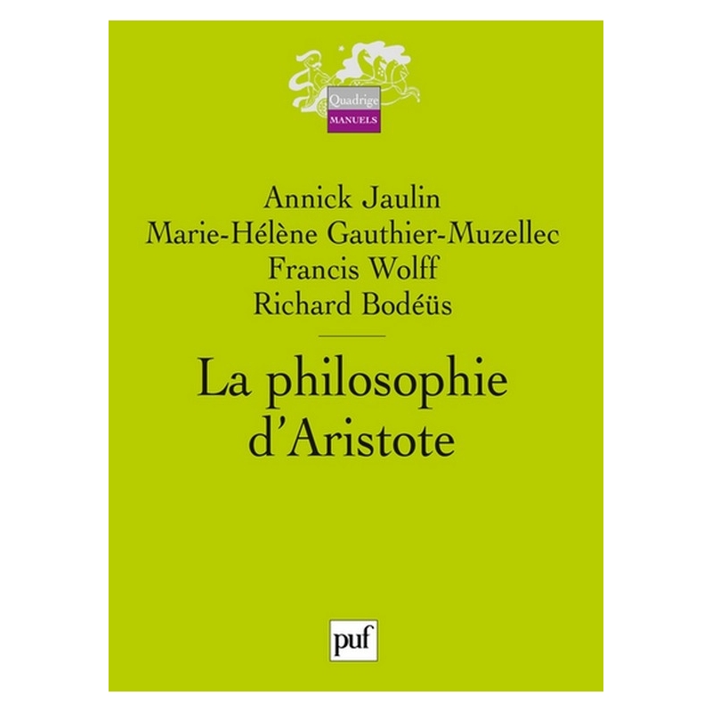 La philosophie d'Aristote