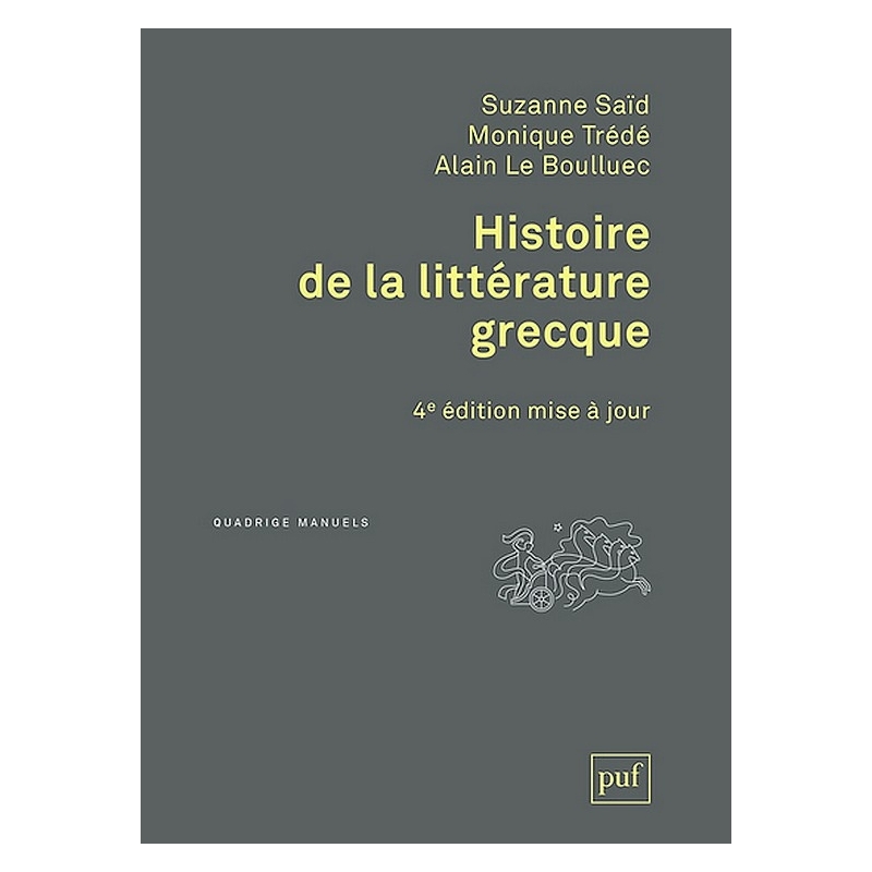 Histoire de la littérature grecque