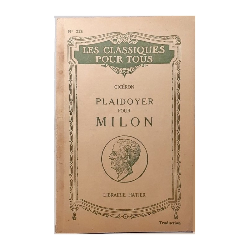 Playdoyer pour T. A. Milon