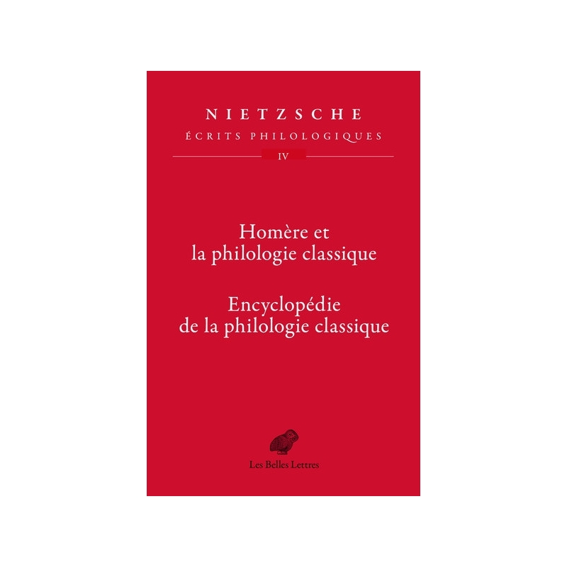 Homère et la philologie classique. Encyclopédie de la philologie classique