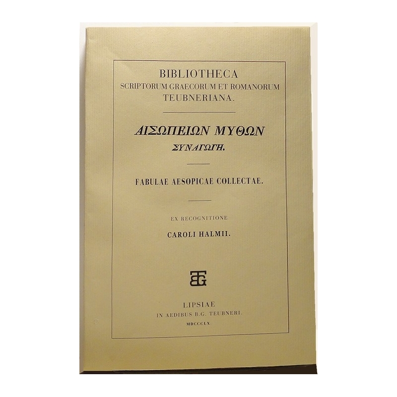 Aisopeion Mython Synagoge. Fabulae Aesopicae collectae