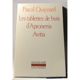 Les tablettes de buis d'Apronenia Avitia