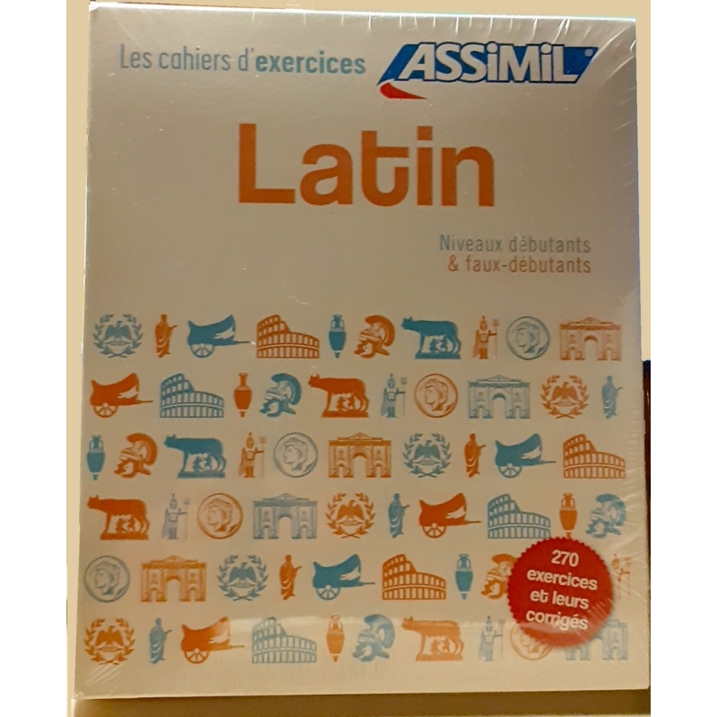 Coffret Latin débutants & faux-débutants. Recto du coffret