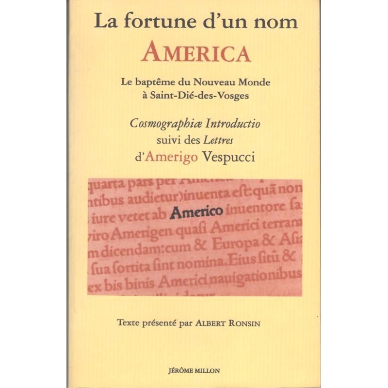 La Fortune d'un nom, America : le baptême du Nouveau Monde à Saint-Dié-des-Vosges