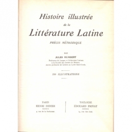 Histoire illustrée de la littérature latine. Précis méthodique. Page de titre