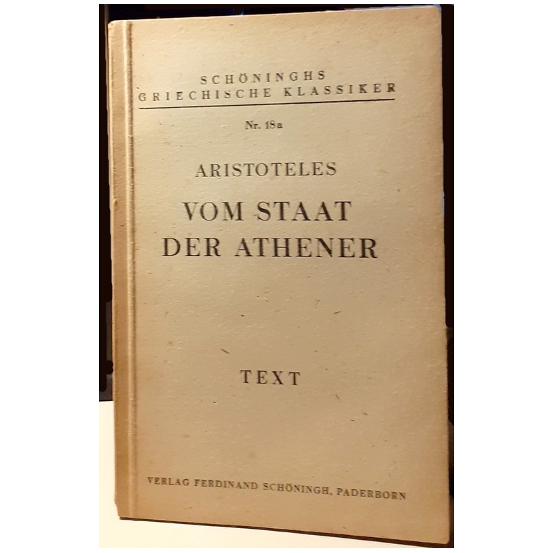 Vom Staat der Athener. Text