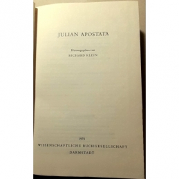 Julian Apostata. Page de titre