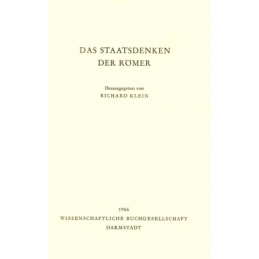Das Staatsdenken der Römer. Page de titre
