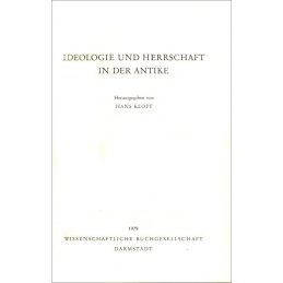 Ideologie und Herrschaft in der Antike. Page de titre