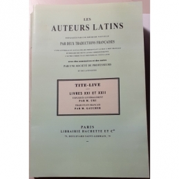 Les auteurs latins expliqués d'après une méthode nouvelle : Tite-Live. XXI et XXII. Couverture