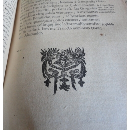 Famiani Stradaæ romani De Bello Belgico Decas Secunda. Cul de lampe