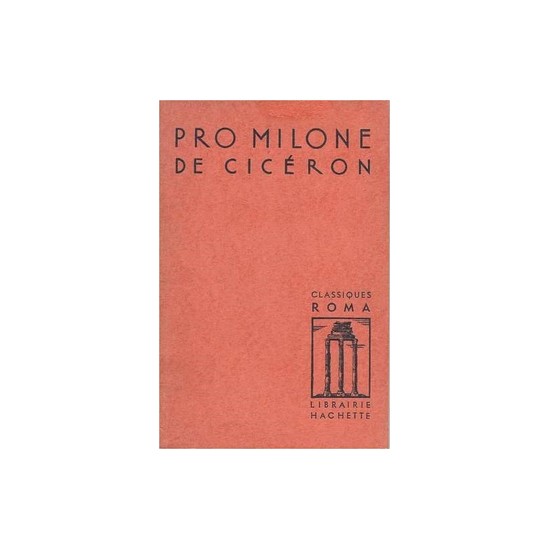 Pro Milone de Cicéron