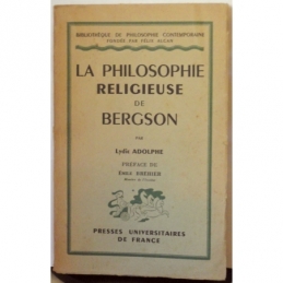 La philosophie religieuse de Bergson