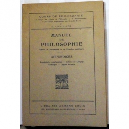 Manuel de philosophie. Appendices