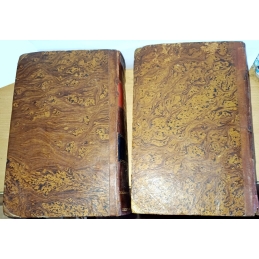 Œuvres complettes de Démosthene et d'Eschine. Tome III et IV. Plats verso