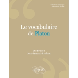 Le vocabulaire de Platon