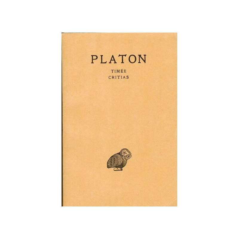 Œuvres complètes, tome X : Timée, Critias