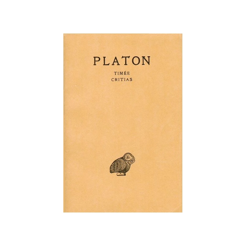 Œuvres complètes, tome X : Timée, Critias