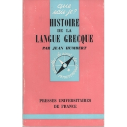 Histoire de la langue grecque